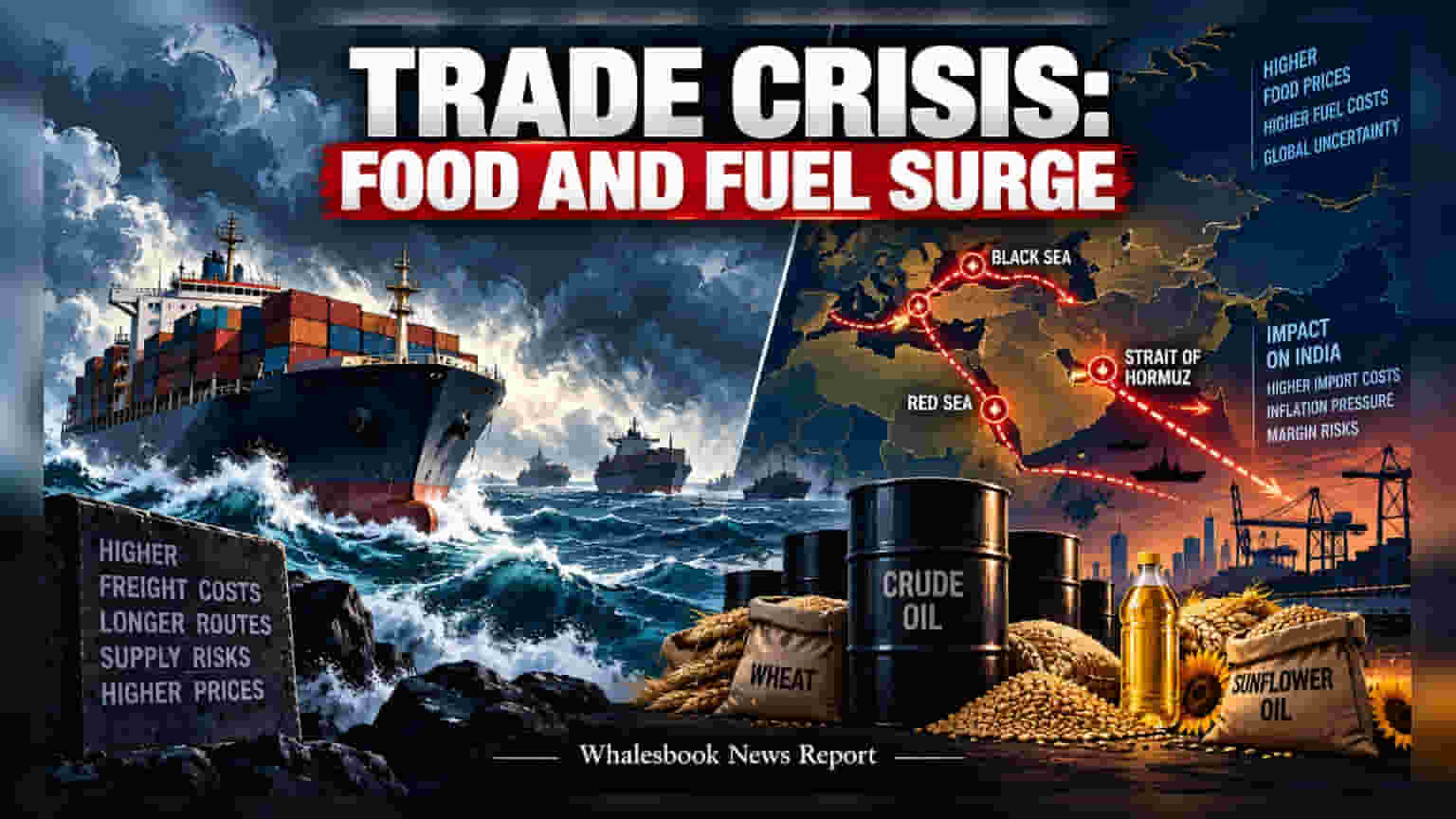 Global Shipping Disruptions Hit India’s Fuel and Food Costs