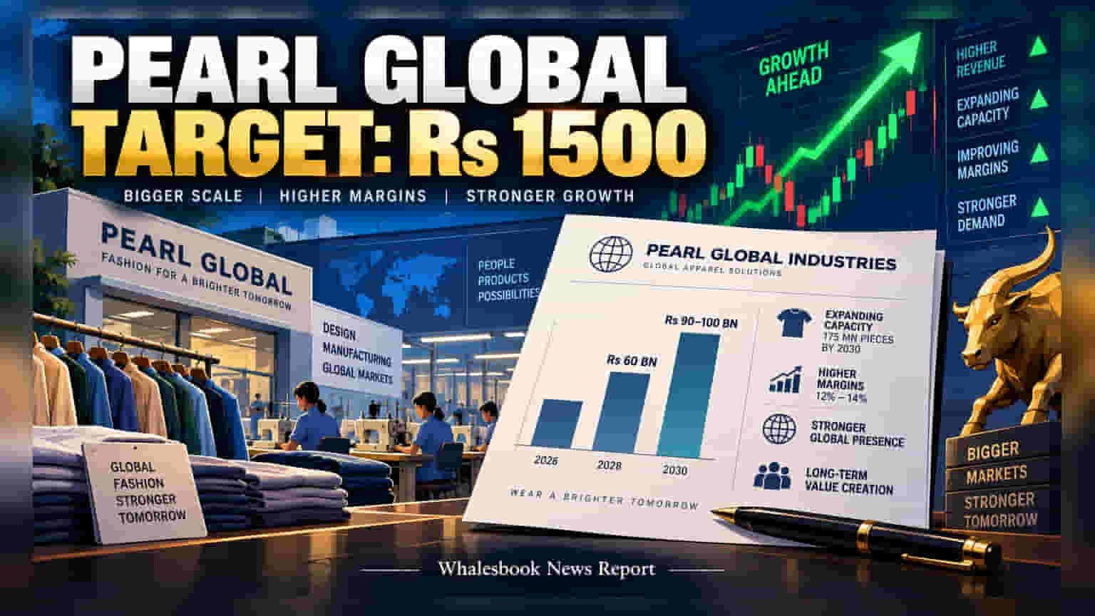 Motilal Oswal Revises Pearl Global Target Price to Rs 1,500