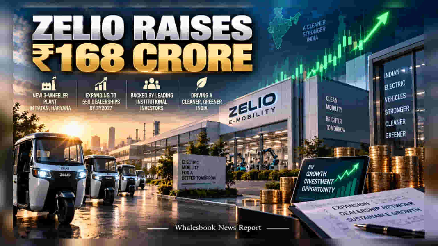 Zelio E-Mobility Raises ₹168 Crore for EV Capacity Expansion