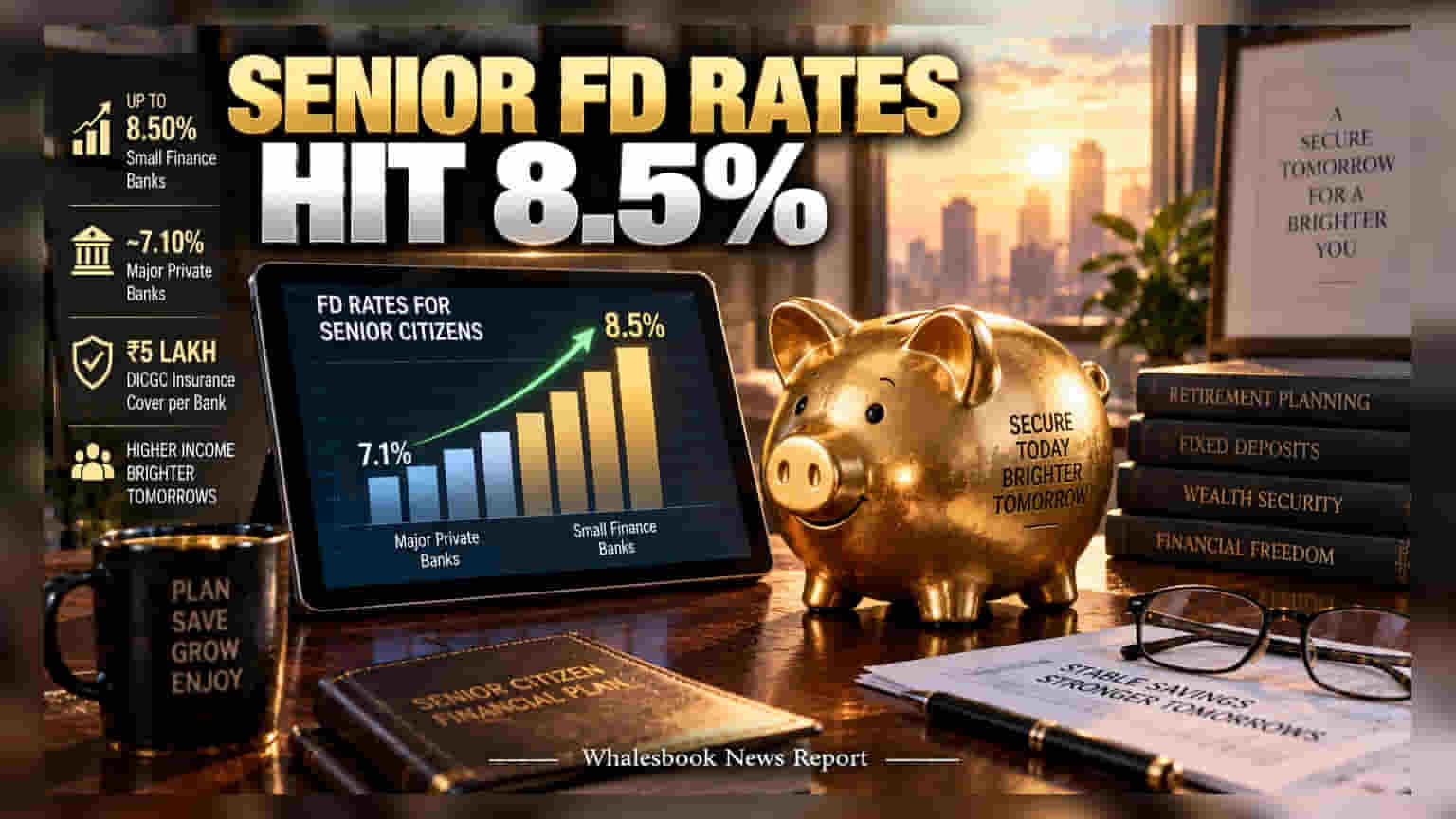 Small Finance Banks Offer 8.50% FD Rates: What Retirees Must Know