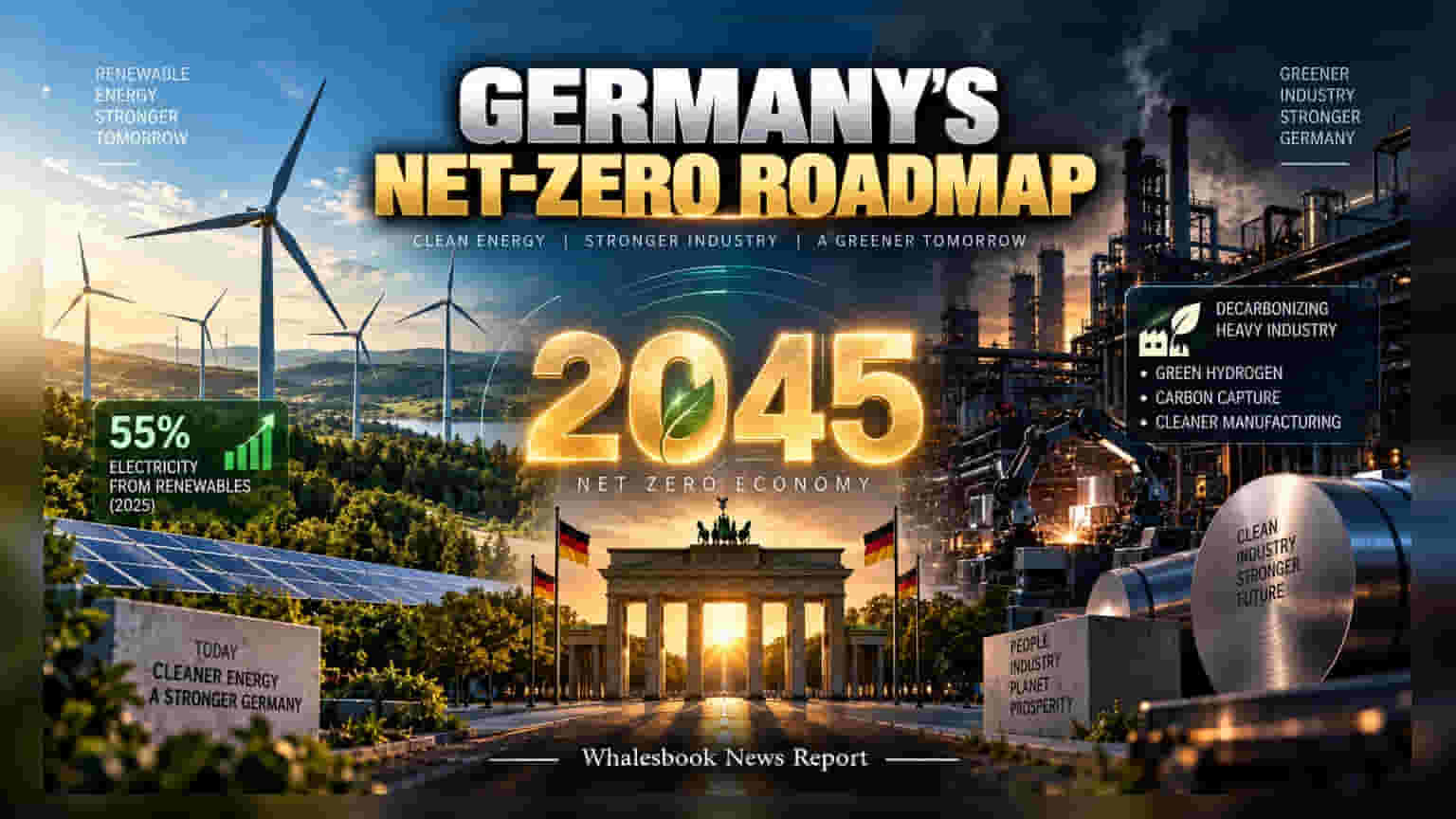 Germany Unveils 2045 Net-Zero Roadmap: Energy and Industry Shifts