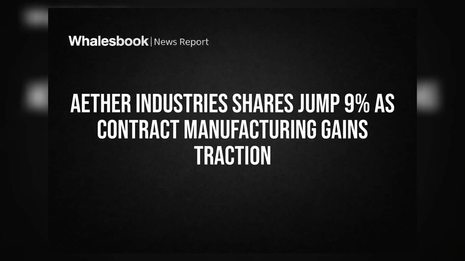 Aether Industries Share: કોન્ટ્રાક્ટ મેન્યુફેક્ચરિંગના જોરે Aether Industries માં **9%** નો તોફાની ઉછાળો