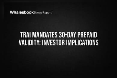 TRAI Mandates 30-Day Prepaid Validity: Investor Implications