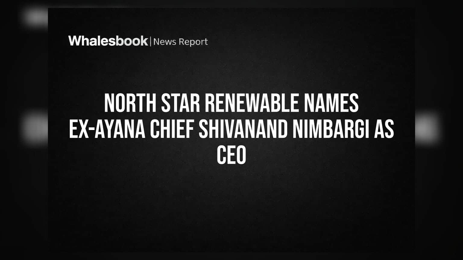 North Star Renewable Names Ex-Ayana Chief Shivanand Nimbargi as CEO