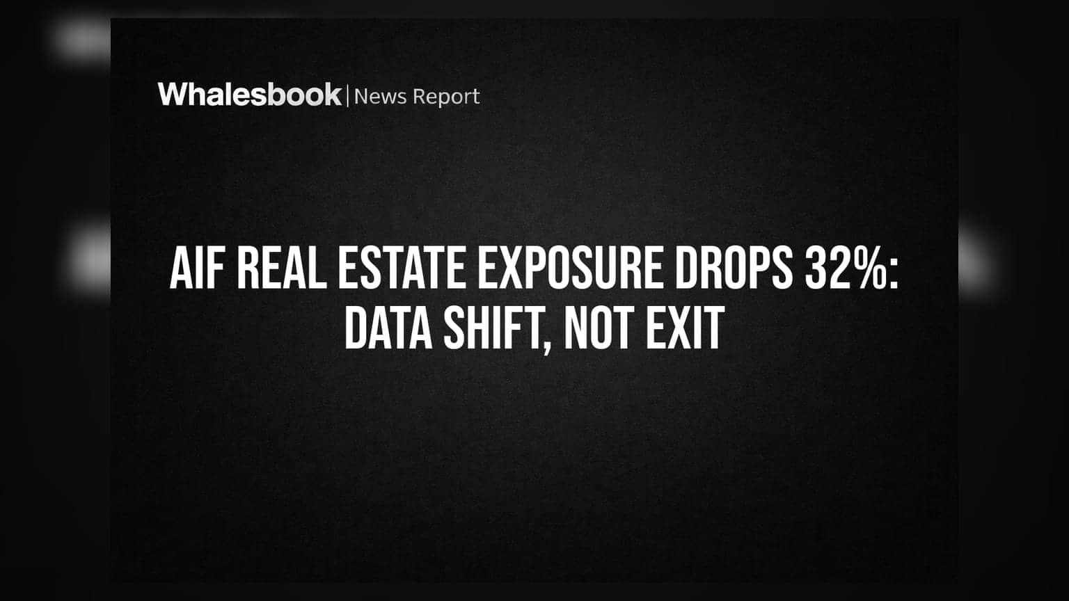 AIF Real Estate Exposure: રિયલ એસ્ટેટમાં **32%** નો ઘટાડો? આ તો માત્ર ટેકનિકલ ફેરફાર છે!