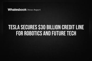 Tesla Secures $30 Billion Credit Line for Robotics and Future Tech