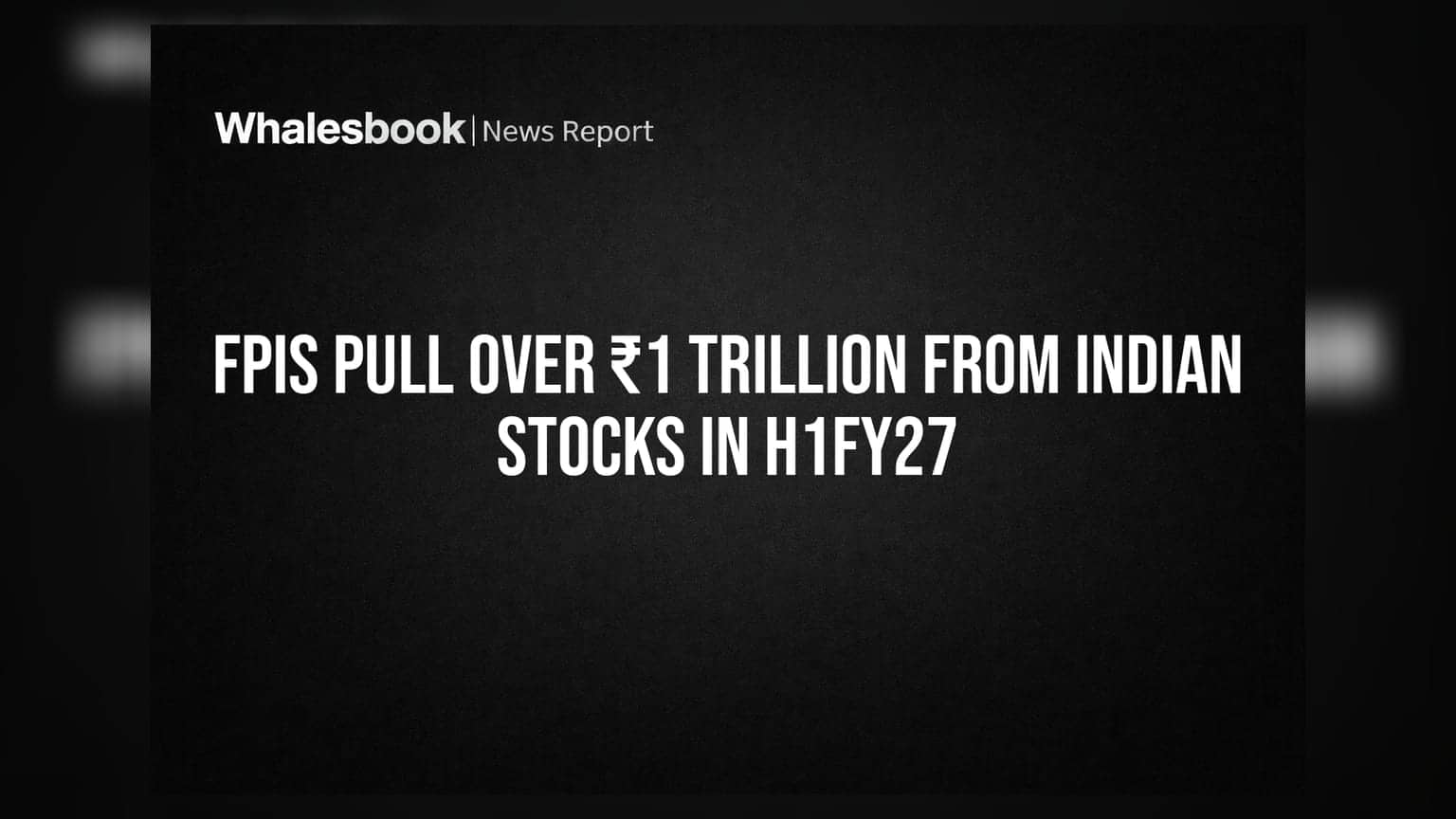 Indian Stock Market: ఫారిన్ ఇన్వెస్టర్ల భారీ విత్ డ్రాయల్.. **₹1 లక్షల కోట్లు** దాటిన అమ్మకాలు!