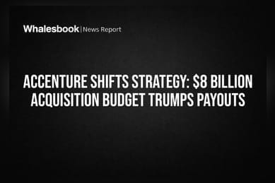 Accenture Shifts Strategy: $8 Billion Acquisition Budget Trumps Payouts