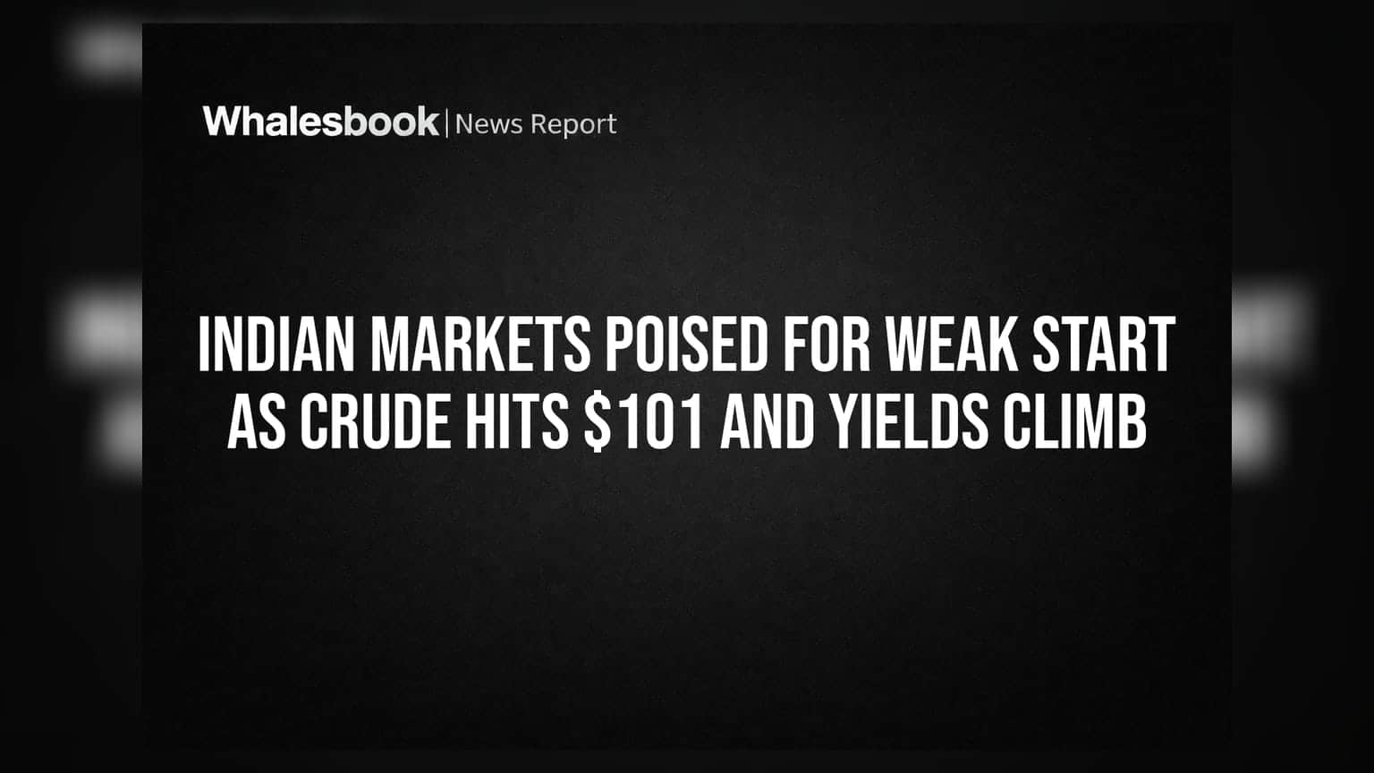 Indian Stock Market: ક્રૂડ ઓઈલ અને US યીલ્ડના વધતા દબાણે બજારમાં 'રેડ એલર્ટ', જાણો શું રહેશે અસર