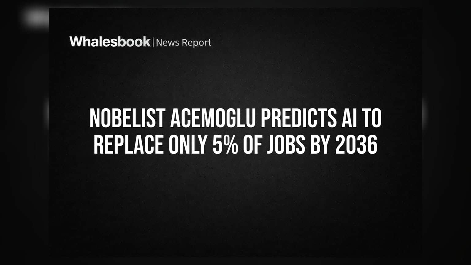 AI Job Threat: ਨੋਬੇਲ ਜੇਤੂ Acemoglu ਦੀ ਭਵਿੱਖਬਾਣੀ, 2036 ਤੱਕ ਸਿਰਫ਼ **5%** ਨੌਕਰੀਆਂ ਹੀ ਹੋਣਗੀਆਂ ਖਤਮ