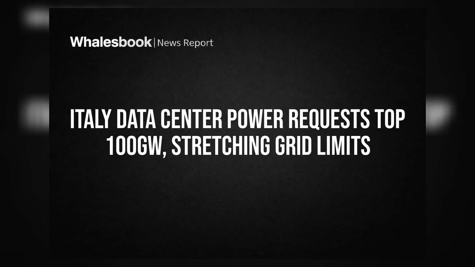 Italy Data Center Power Requests: ਬਿਜਲੀ ਦੀ ਮੰਗ **100GW** ਦੇ ਪਾਰ, ਗਰਿੱਡ 'ਤੇ ਵਧਿਆ ਭਾਰੀ ਦਬਾਅ
