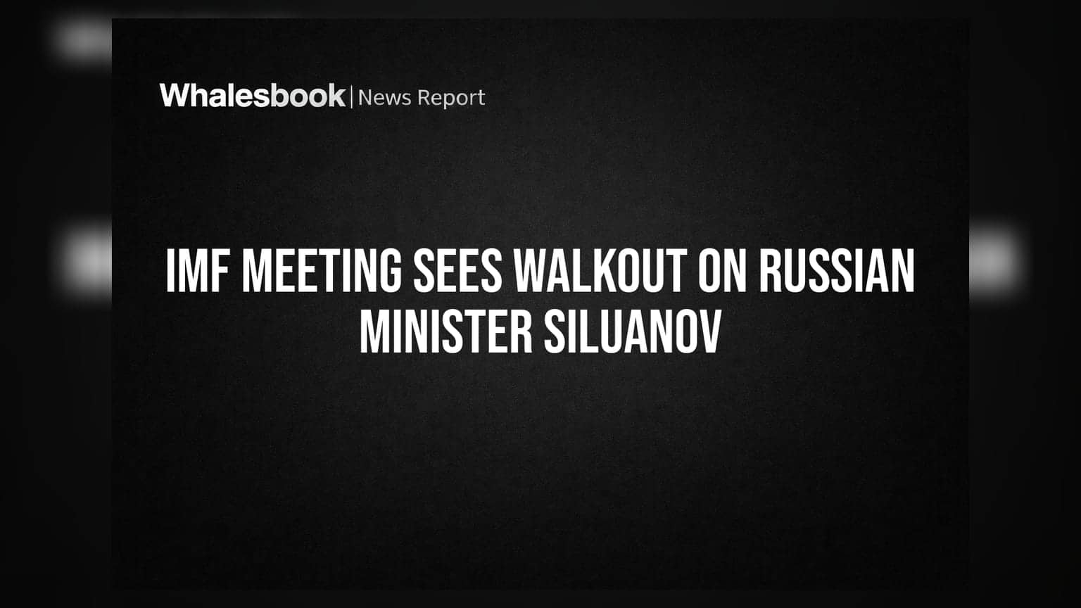 IMF Meeting mein hungama: Russian Minister Anton Siluanov ke bolte hi Western officials ne kiya walkout