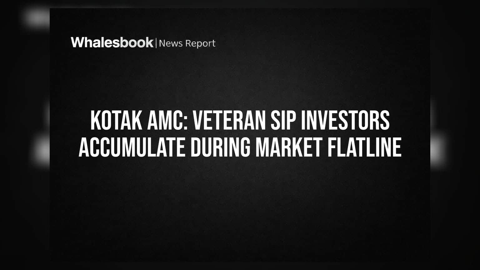Kotak AMC: બજારમાં સ્થિરતા વચ્ચે અનુભવી SIP રોકાણકારો કરી રહ્યા છે શેર એકઠા