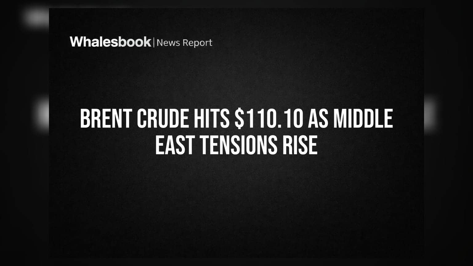Brent Crude: मिडिल ईस्ट में तनाव से कच्चे तेल में उबाल, भाव **$110.10** के पार