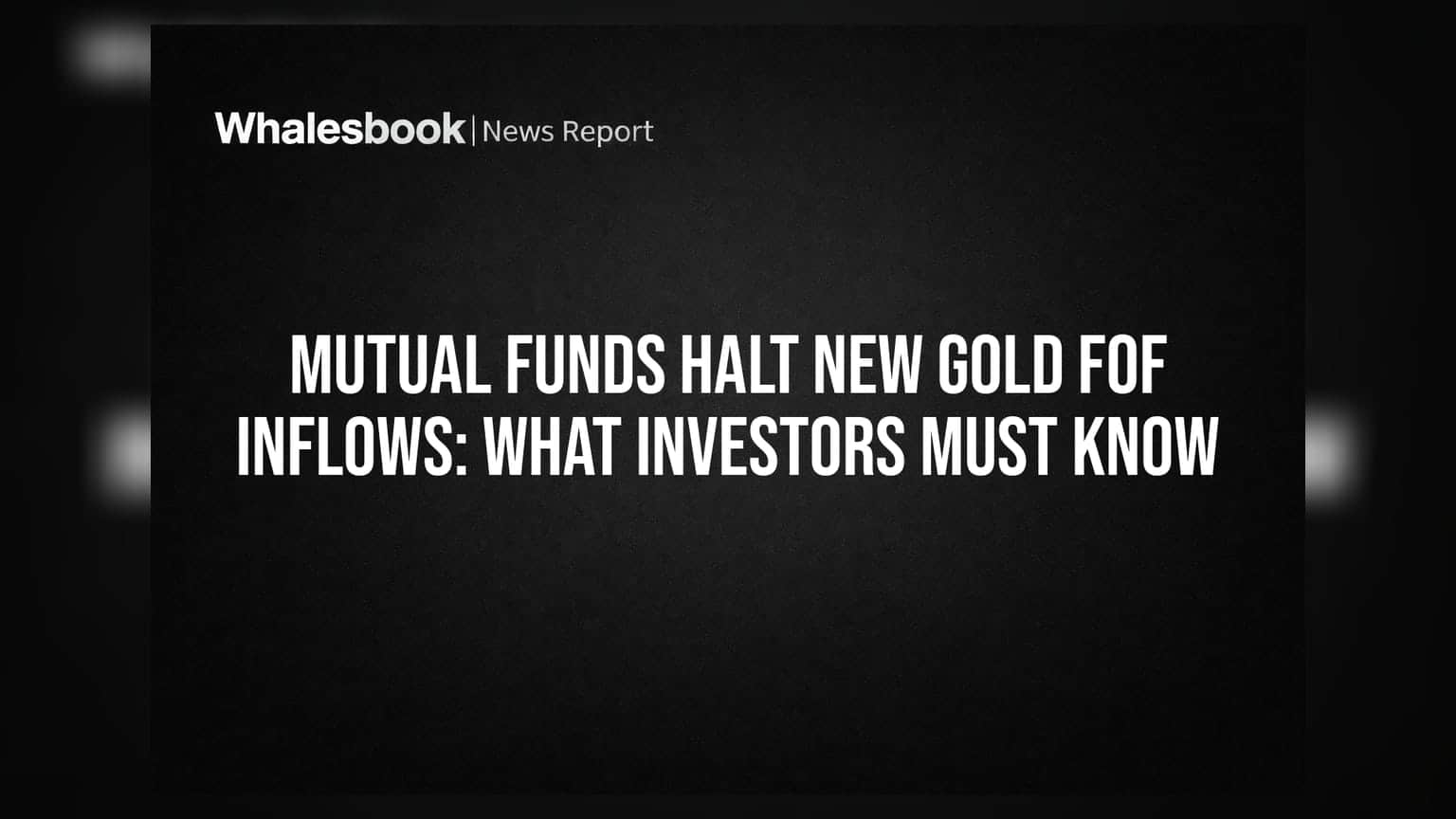 Gold Fund of Funds: नई SIP और लम्पसम पर लगी रोक, निवेशकों के लिए क्या हैं विकल्प?