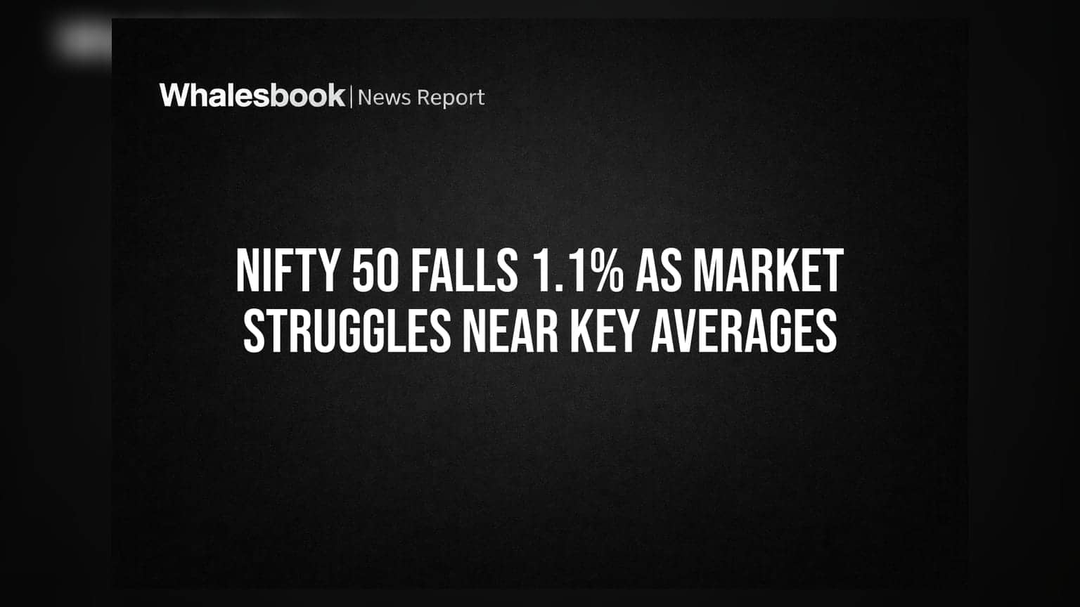 Nifty 50: అమ్మకాల ఒత్తిడిలో మార్కెట్.. కీలక మద్దతు స్థాయి **22,500** వద్ద కన్ను!