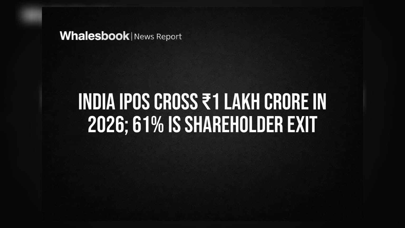 2026 IPO Boom: ₹1 Lakh Crore raise hua, lekin 61% paisa promoters ki jeb mein gaya!