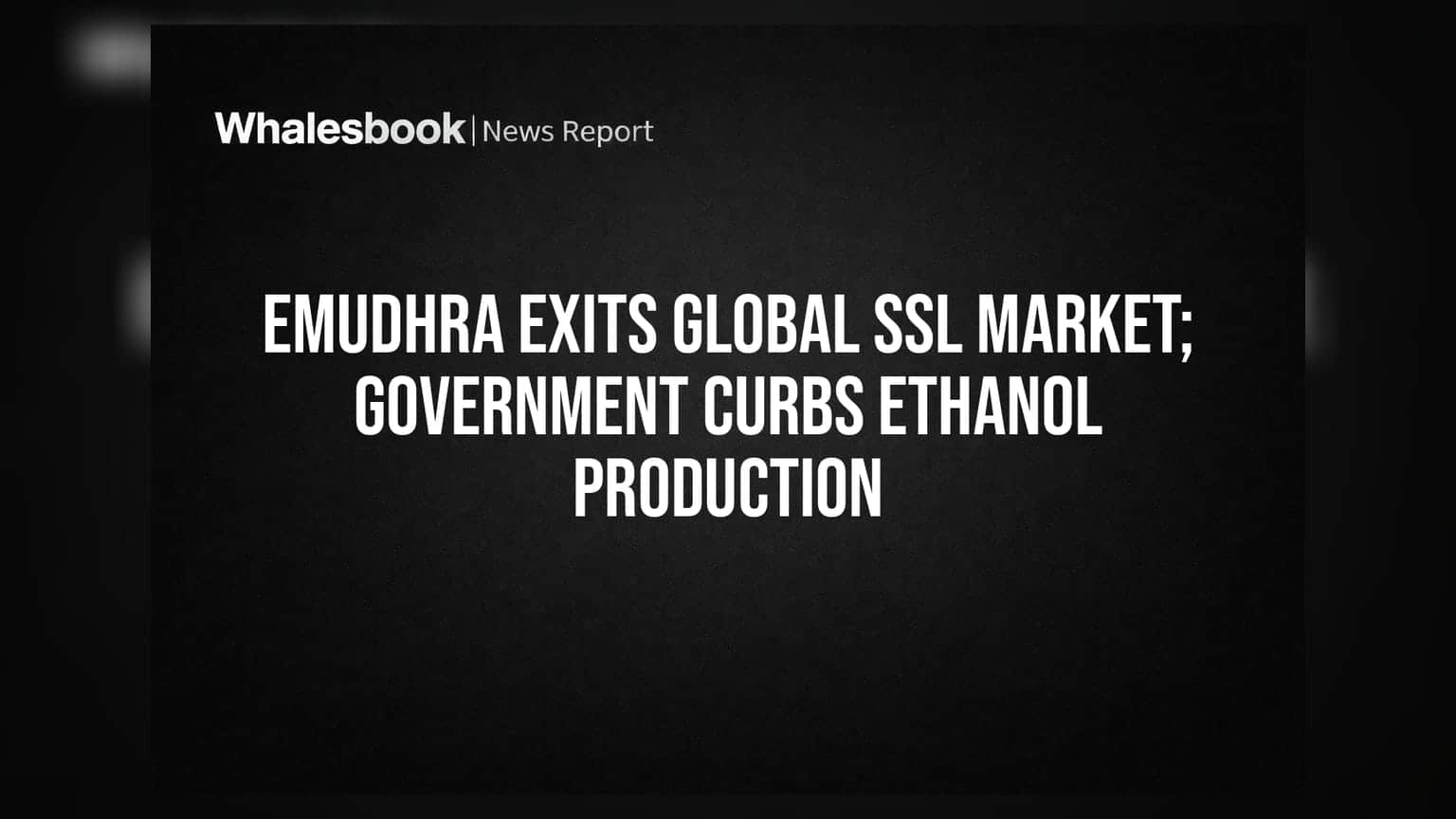 eMudhra आणि साखर उद्योगासमोर मोठी संकटे; SSL मार्केटमधून एक्झिट आणि इथेनॉलवर बंदी
