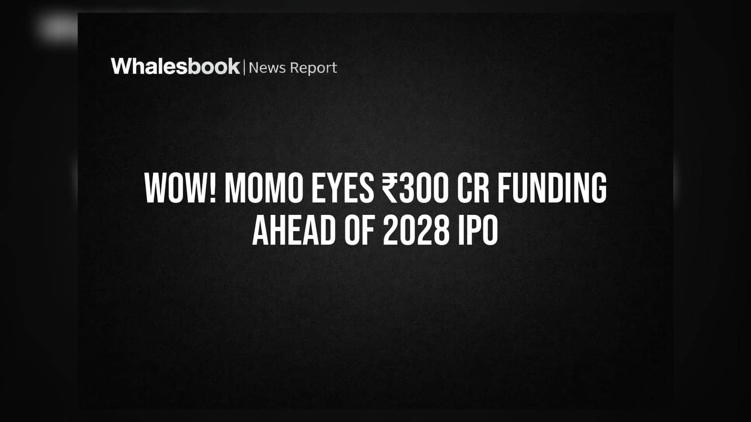 Wow! Momo Eyes ₹300 Cr Funding Ahead of 2028 IPO