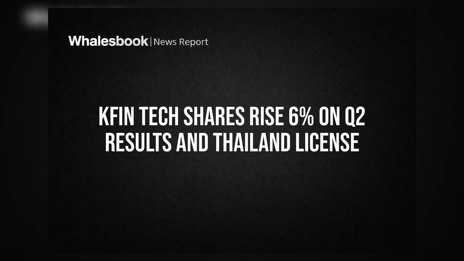 KFin Tech Share: શાનદાર રિઝલ્ટ અને થાઈલેન્ડમાં એન્ટ્રીના સમાચારથી શેરમાં **6%** નો ઉછાળો