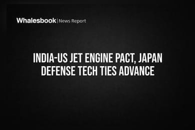India-US Jet Engine Pact, Japan Defense Tech Ties Advance