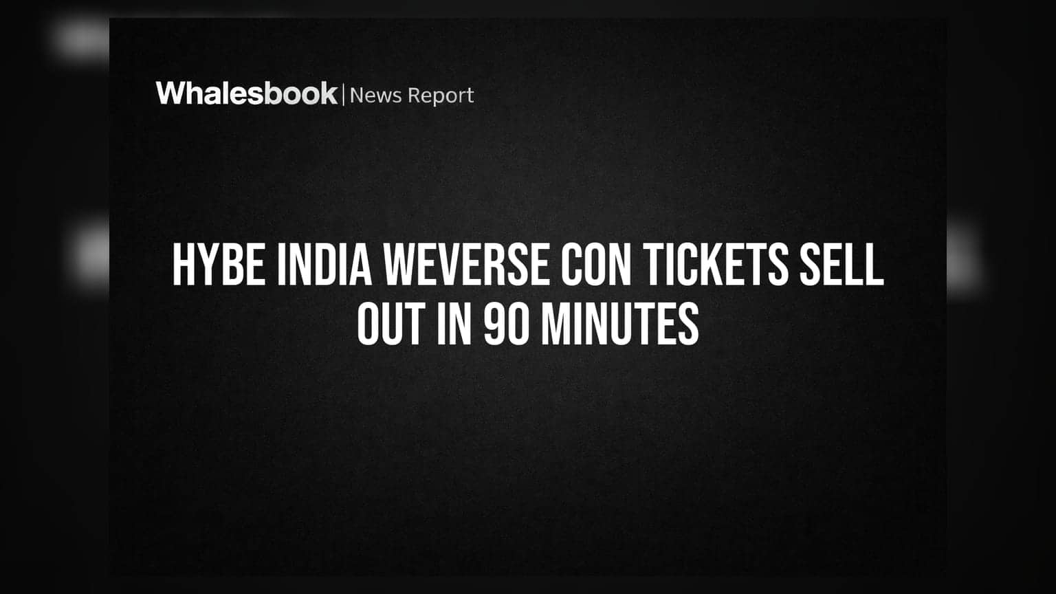 HYBE India Weverse Con: 90 நிமிடங்களில் விற்றுத்தீர்ந்த டிக்கெட்டுகள்! அதிரடி காட்டுகிறது கொரிய நிறுவனம்