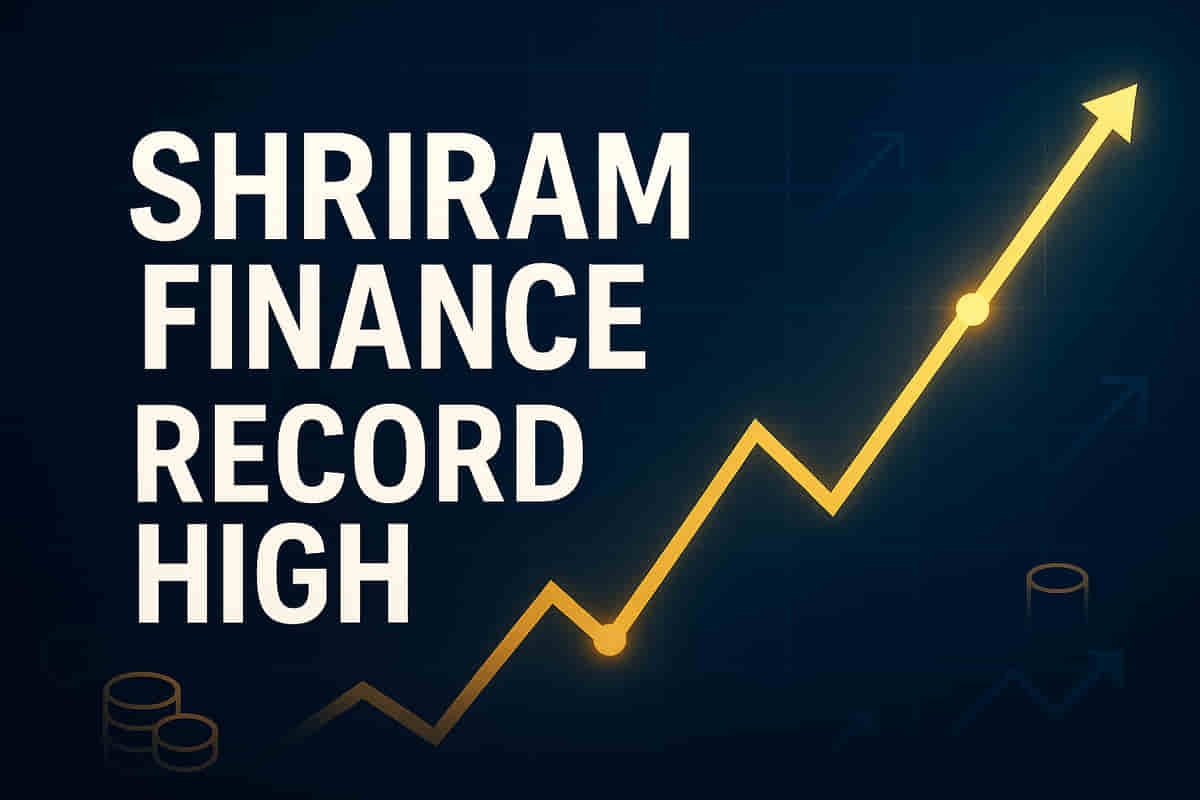 श्रीराम फायनान्सचा Q2 FY26 मध्ये निव्वळ नफा 7.47% ने वाढून रु. 2,314 कोटी झाला; शेअरने विक्रमी उच्चांक गाठला