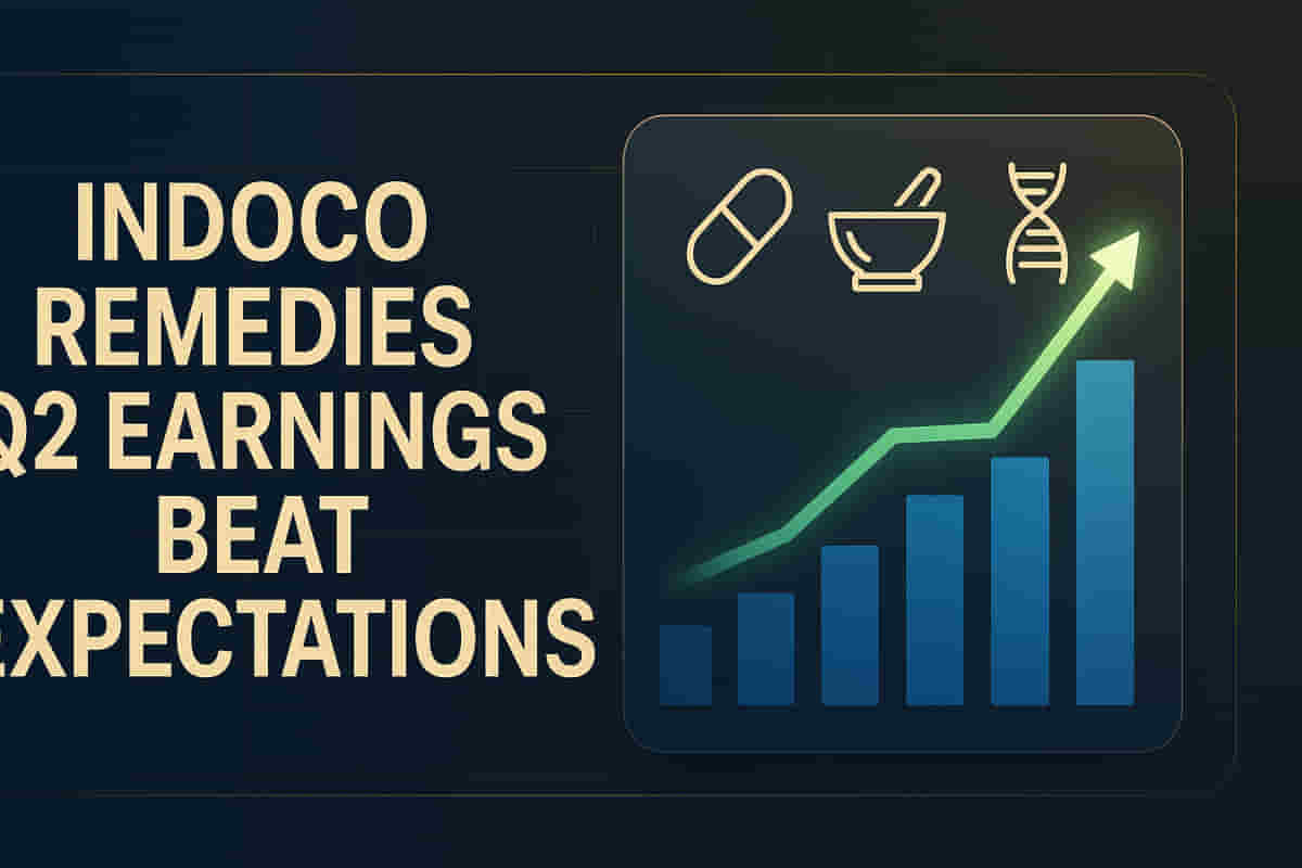 Indoco Remedies Posts Improved Q2 Earnings, Stock Sees Gains