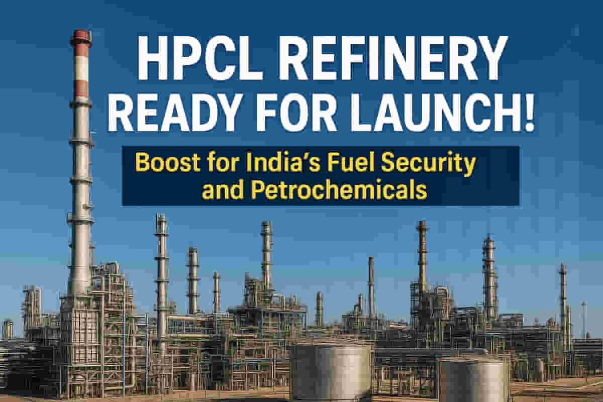 HPCL ਰਾਜਸਥਾਨ ਰਿਫਾਈਨਰੀ ਪ੍ਰੋਜੈਕਟ ਅਗਲੇ ਮਹੀਨੇ ਪੂਰਾ ਹੋਣ ਵਾਲਾ ਹੈ | Whalesbook