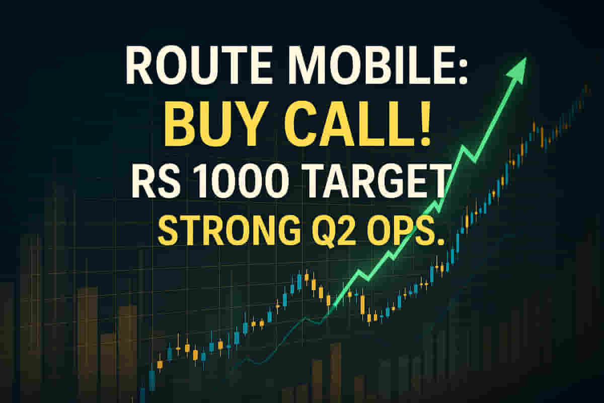 Route Mobile Stock Alert: BUY Issued with Rs 1000 Target! Strong Q2 Operations Shine Despite One-Off Loss!