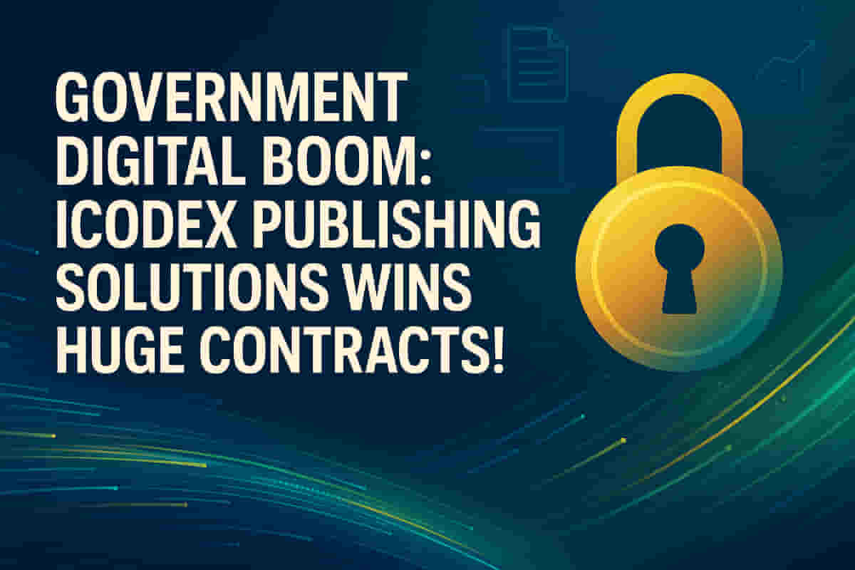 ₹75 Crore Mega Deal! Icodex Publishing Solutions Bags Huge Government Digitisation Contracts!