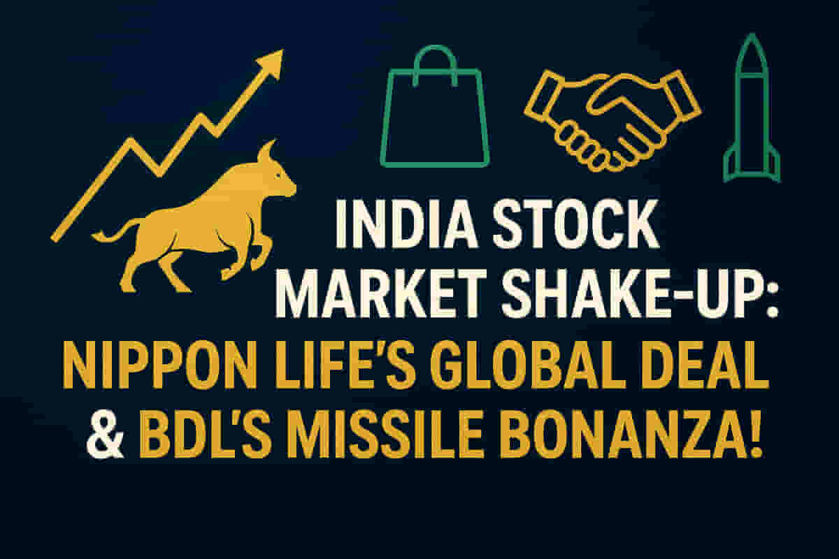 India Stocks Surge: Nippon Life Taps DWS, GCPL Buys Muuchstac, BDL Lands Massive Missile Deal!