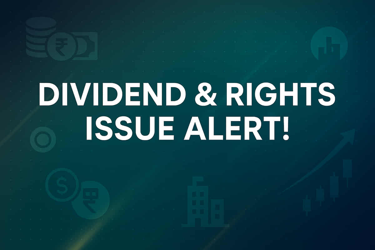 Multiple Indian Companies Announce Ex-Dates for Dividends and Rights Issues on November 17