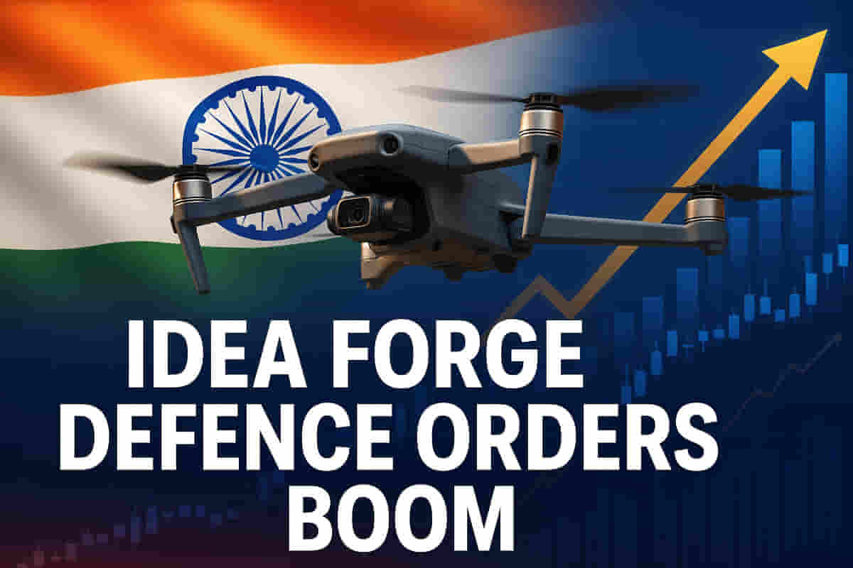 ideaForge ਟੈਕਨਾਲੋਜੀ ਸ਼ੇਅਰਾਂ ਵਿੱਚ 10% ਦਾ ਵਾਧਾ, ₹107 ਕਰੋੜ ਦੇ ਰੱਖਿਆ ...