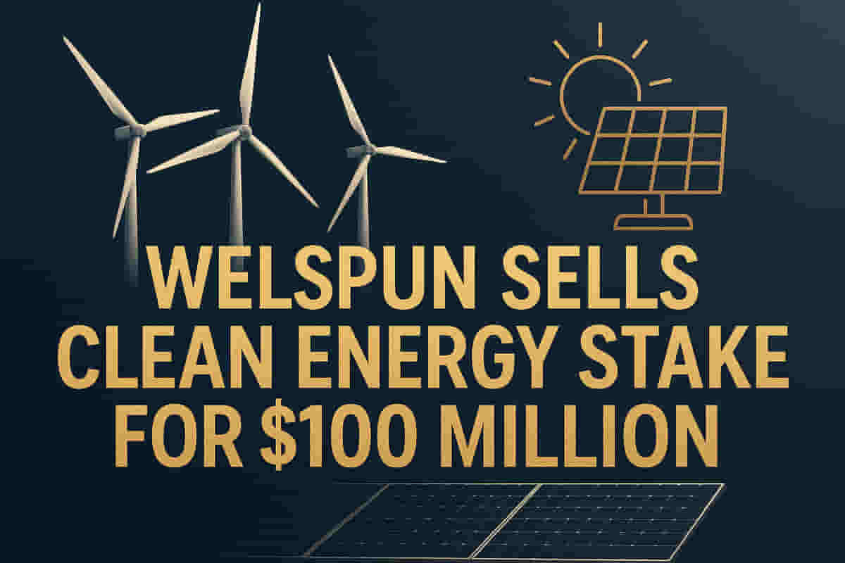 Welspun World Initiates Sale of Majority Stake in Clean Energy Arm, Welspun New Energy