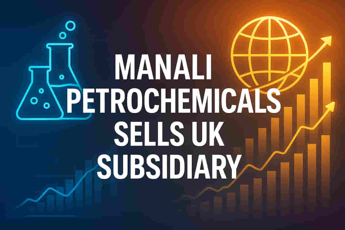 Manali Petrochemicals Divests UK Subsidiary Notedome Ltd for ₹247 Crore to Italian Firm C.O.I.M. S.p.A.