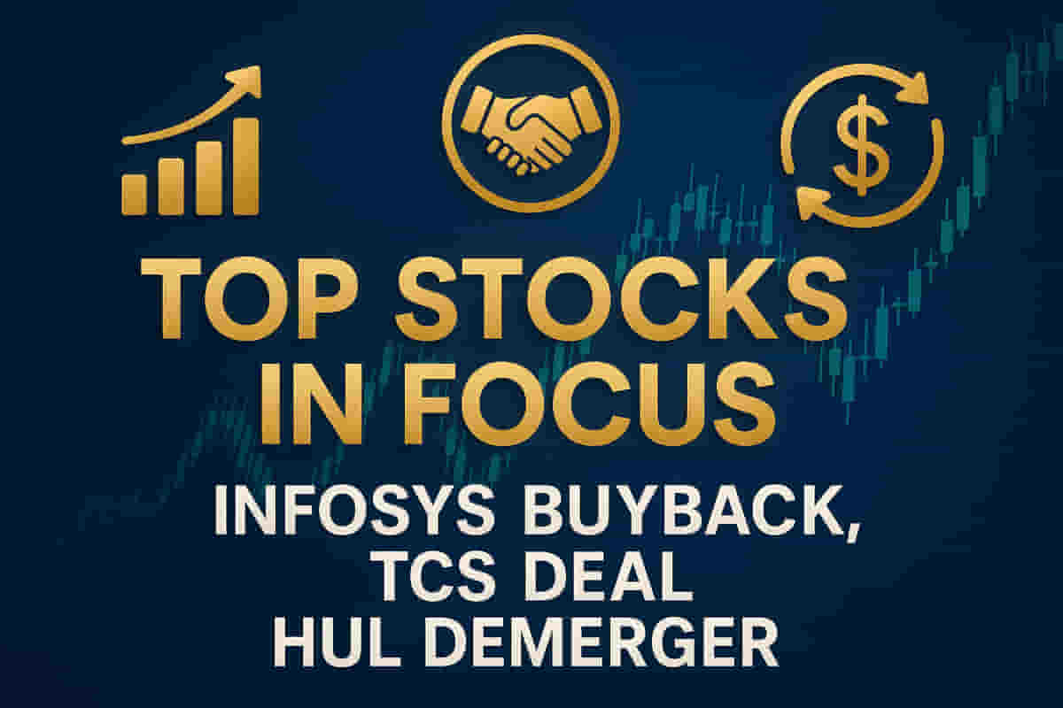 Infosys Buyback, TCS Deal, HUL Demerger: Top Stocks in Focus for Investors
