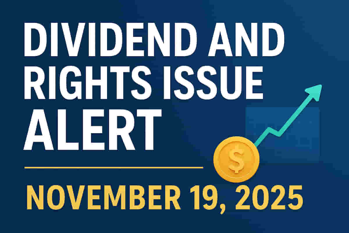 Dividend Payouts & Rights Issue: Indian Companies Announce Corporate Actions with Key Dates