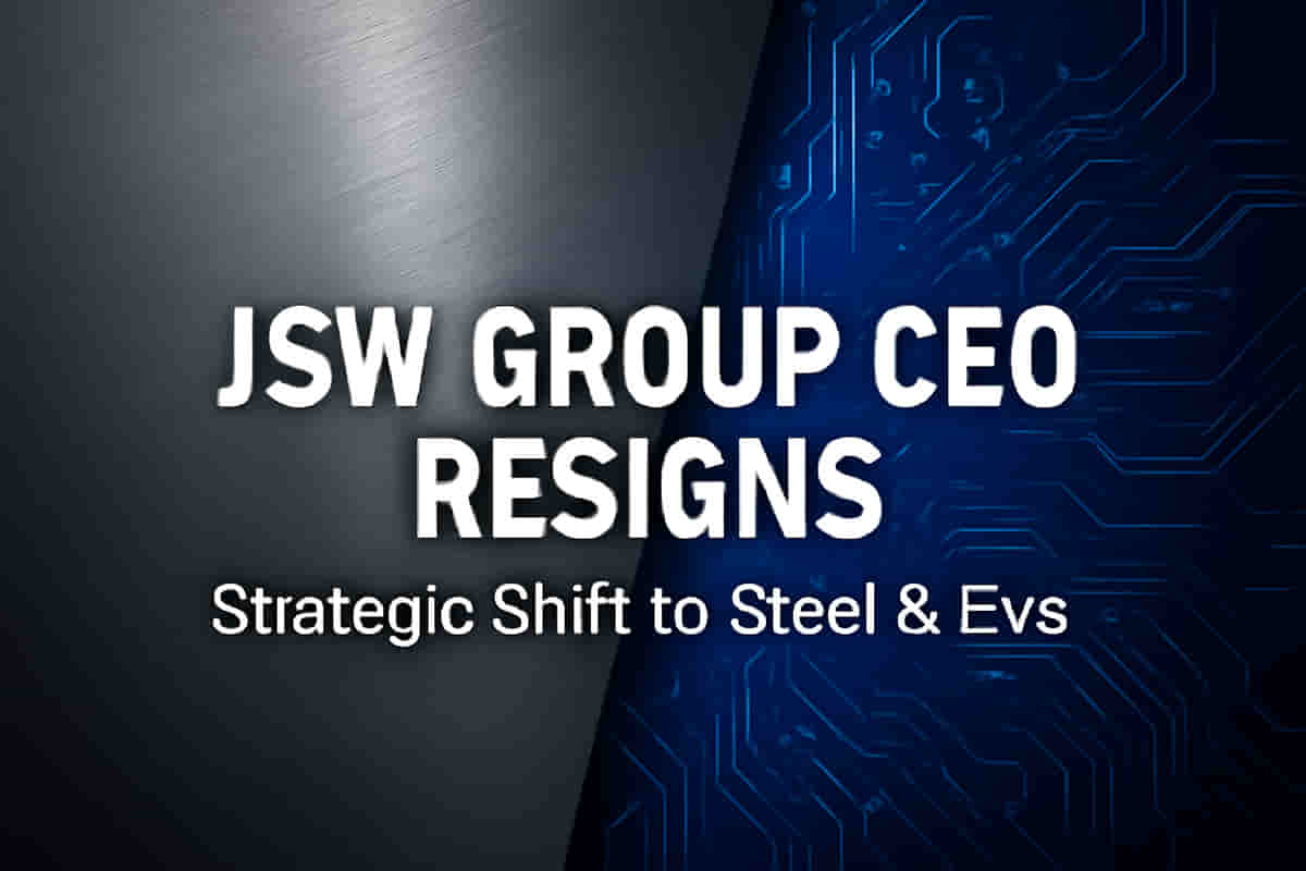 JSW ਗਰੁੱਪ ਕੋਪਰ CEO ਦਾ ਅਸਤੀਫਾ, ਸਟੀਲ ਅਤੇ ਈਵੀ ਵੱਲ ਰਣਨੀਤਕ ਬਦਲਾਅ | Whalesbook