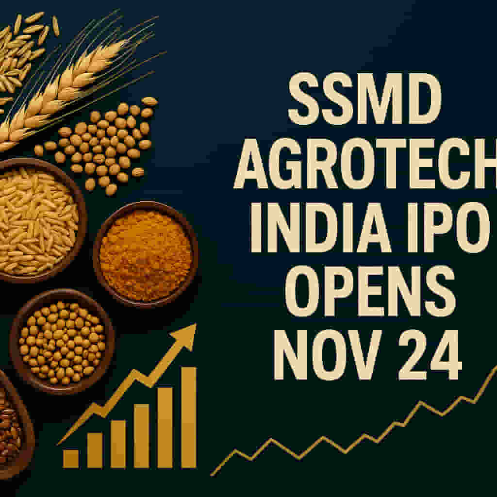 SSMD Agrotech India IPO: ₹33.8 ਕਰੋੜ ਦਾ ਪਬਲਿਕ ਇਸ਼ੂ 24 ਨਵੰਬਰ ਨੂੰ ₹114-120 ...