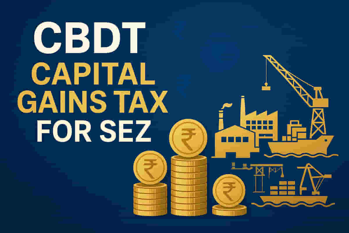 CBDT મૂડીગત લાભ યોજનાનું આધુનિકીકરણ: SEZ રોકાણો માટે સરળ કર મુક્તિ ...