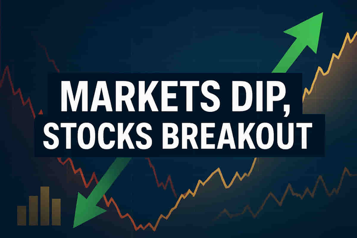 Indian Markets Dip After Record Highs! Top Stocks Show Explosive Breakouts  - What You MUST Know! | Whalesbook