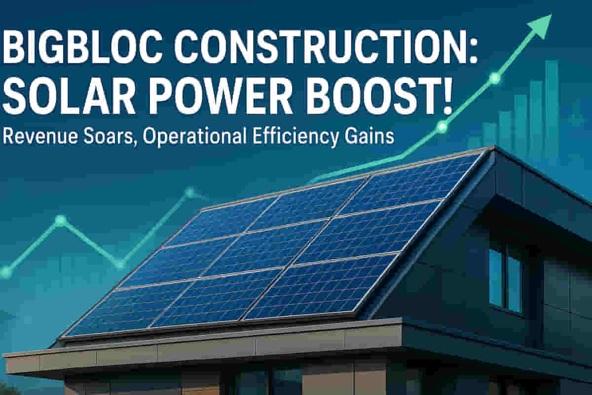 Bigbloc Construction Sparks Investor Interest: Solar Plant Success Fuels Revenue Surge, Q2 Results Reveal Mixed Picture!