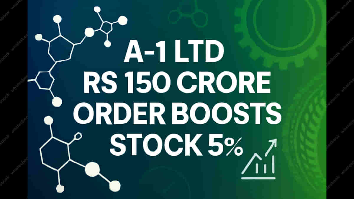 BIG WIN! A-1 Ltd Secures Rs 150 Cr Order, Stock Rockets 5% - What Investors MUST Know!
