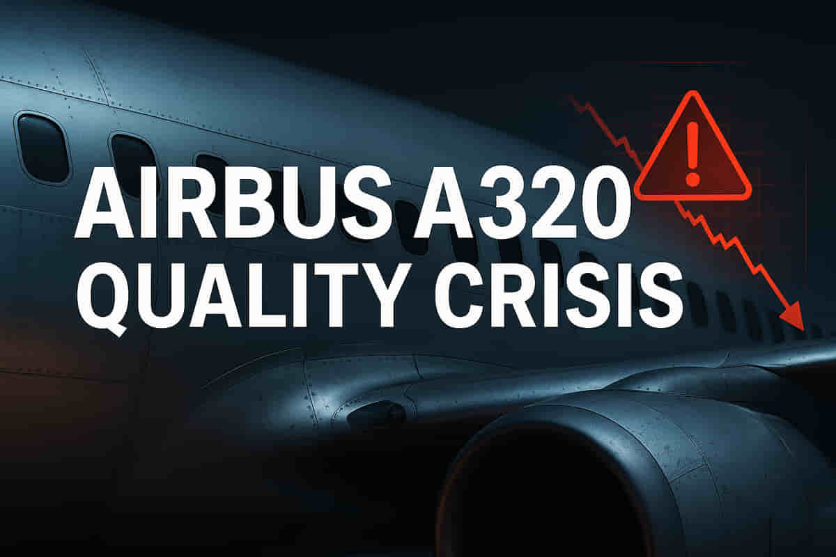 Airbus A320 Hit By HUGE Quality Crisis: Shares CRASH, Deliveries DELAYED!