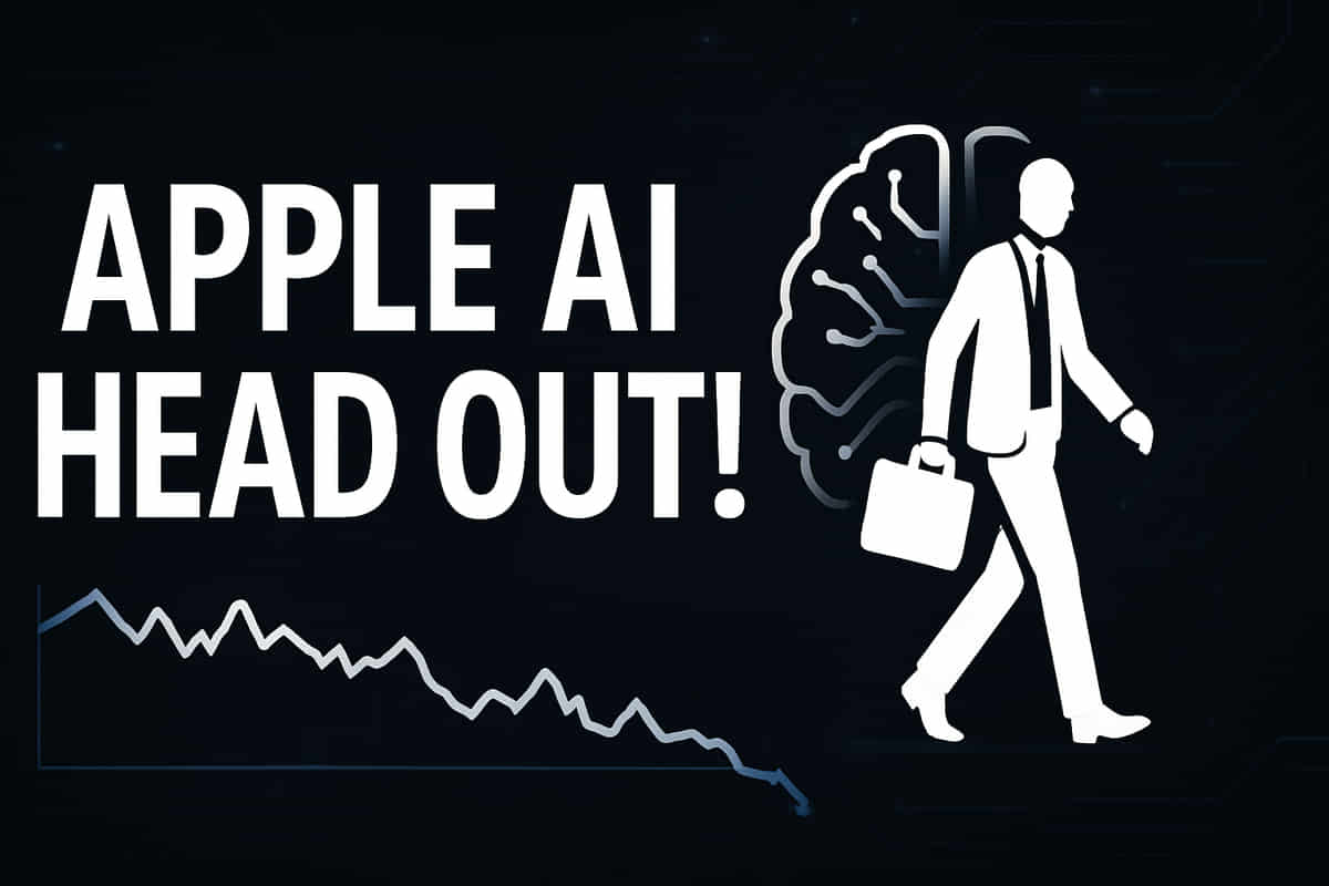 Apple AI में बड़ा फेरबदल: टॉप एग्जीक्यूटिव बाहर! जनरेटिव AI की चुनौतियों से टीम में बड़ा बदलाव।