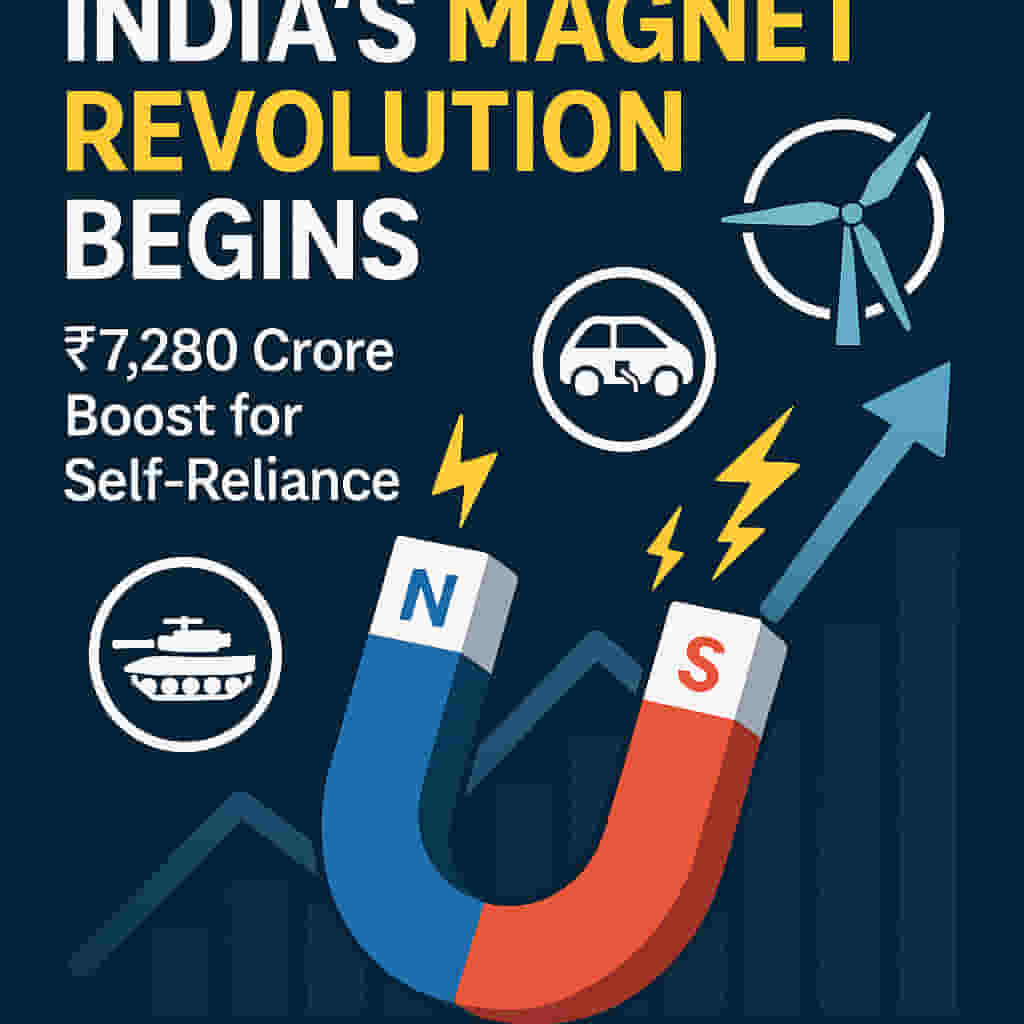 Government's ₹7,280 Crore Rare Earth Magnet Push: Bids Open January! India Eyes Self-Reliance in EVs & Defence Tech.