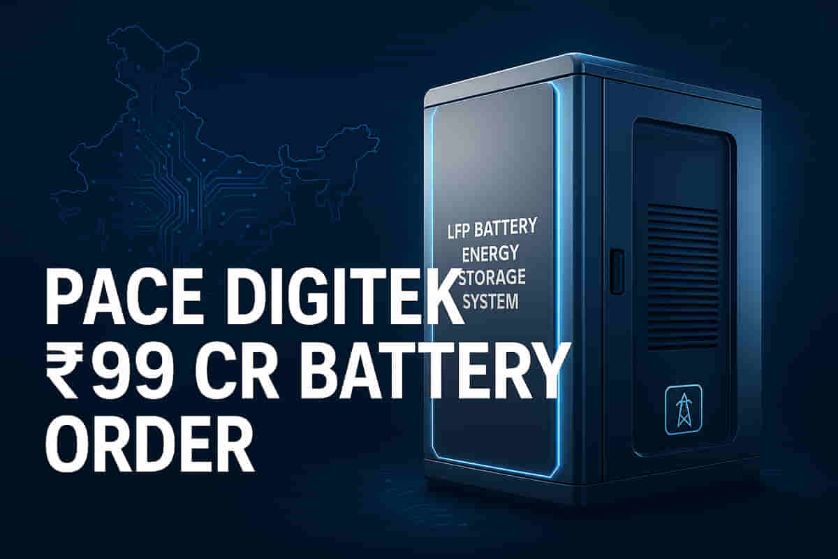 Pace Digitek Surge: ₹99 Crore Battery Storage Deal Sparks Investor Excitement!