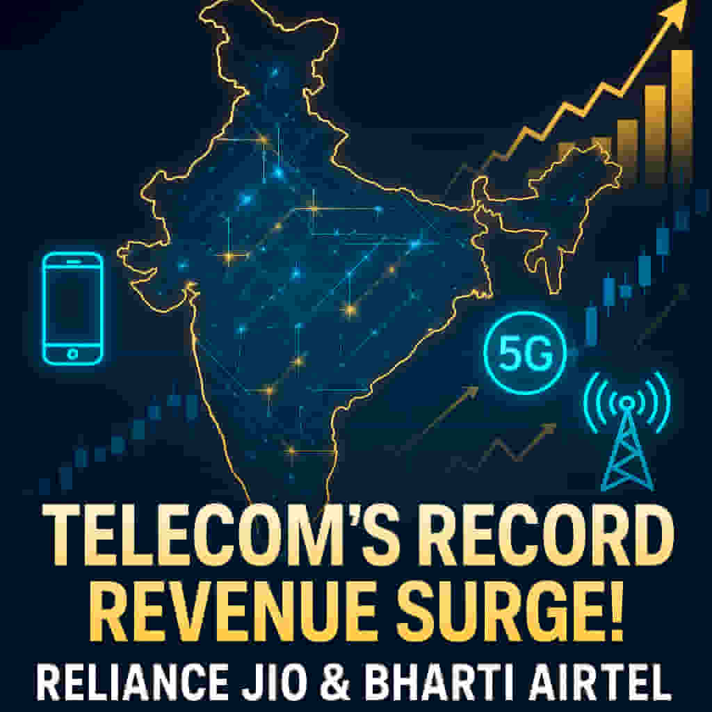 Telecom Tsunami! India's Gross Revenue Shatters Records, Nears ₹1 Lakh Crore Mark!