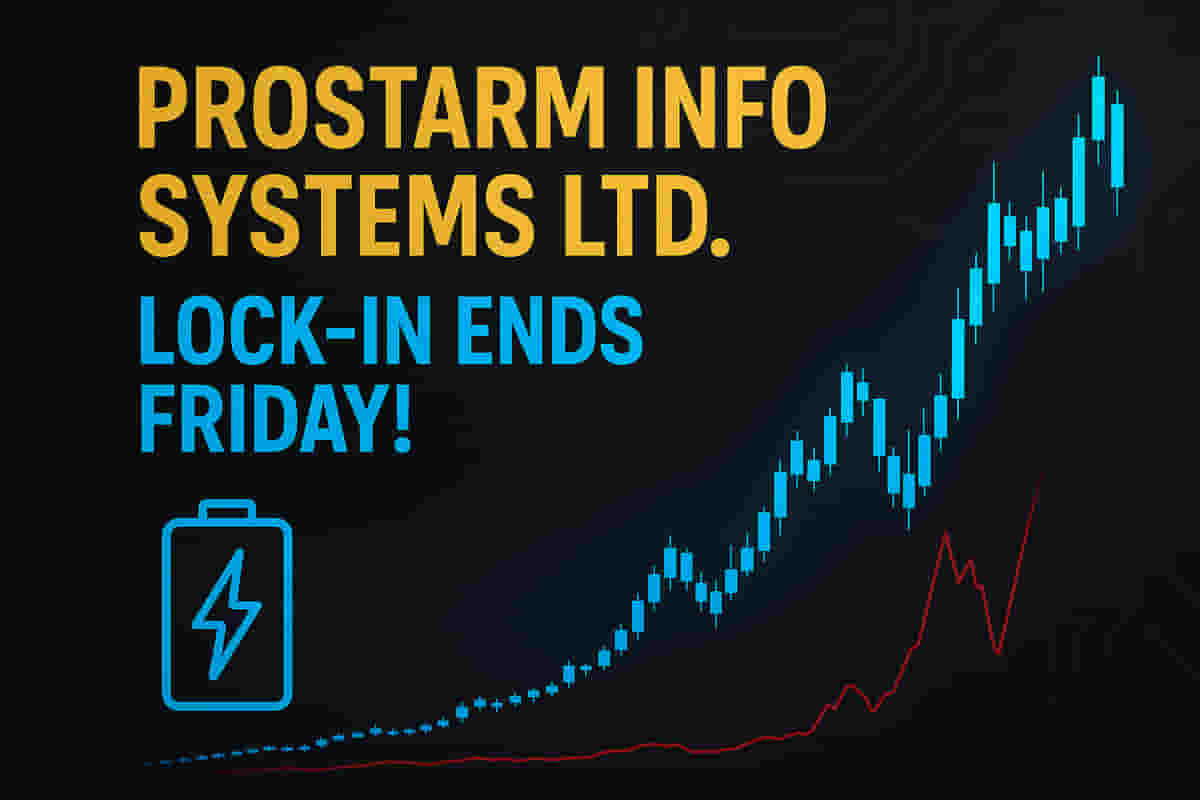 Prostarm Info Systems: 53% Stake Lock-In Ends Friday! Shares Worth ₹560 Cr Set to Trade – Huge Volatility Expected?